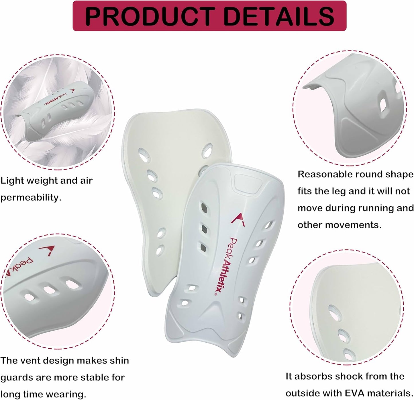 Soccer Shin Guards – Lightweight Protective Gear for Youth & Adults