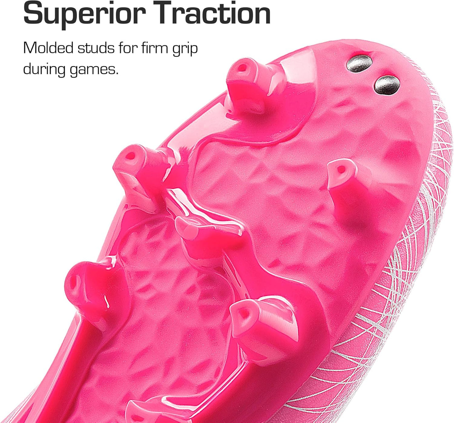 DREAM PAIRS Boys Girls Soccer Cleats Kids Youth Firm Ground Football Shoes for Little/Big Kid