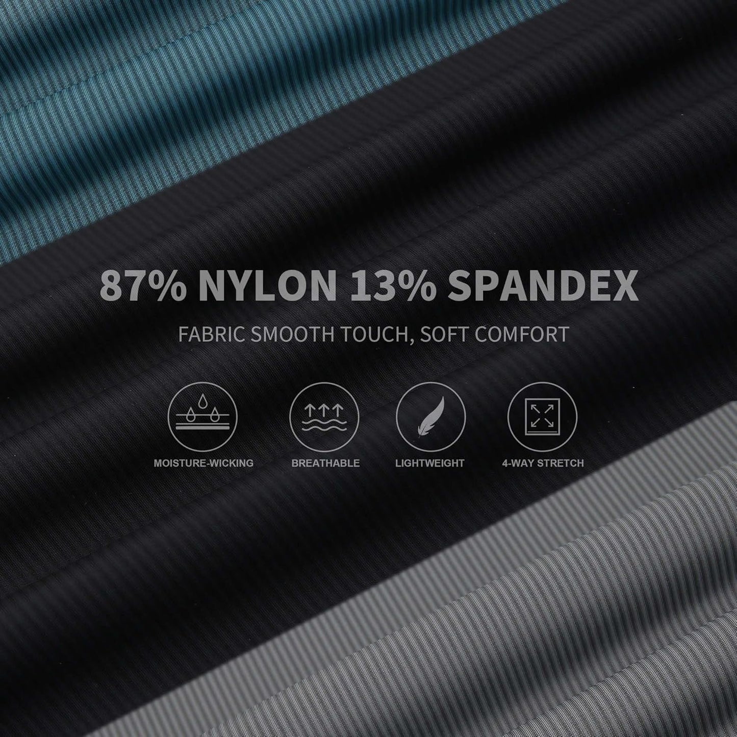Esabel.C Golf Shirts for Men Dry Fit Performance Short Sleeve Print Moisture Wicking Collared Shirt