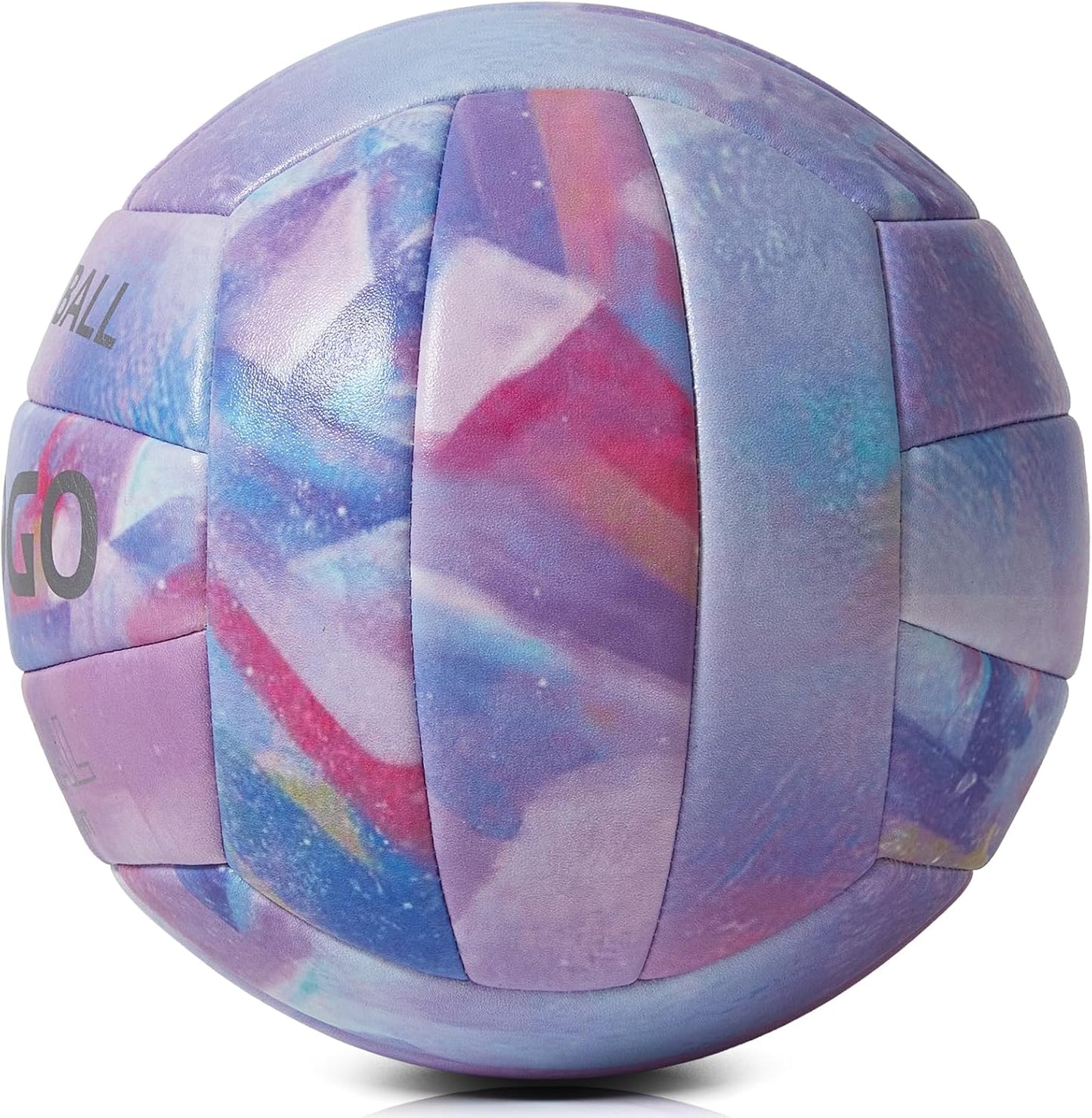 Volleyball Size 5 PU Leather Soft Indoor Outdoor Volleyballs Sports Training Game Play Ball for Beginner, Teenager, Adult, 8.2