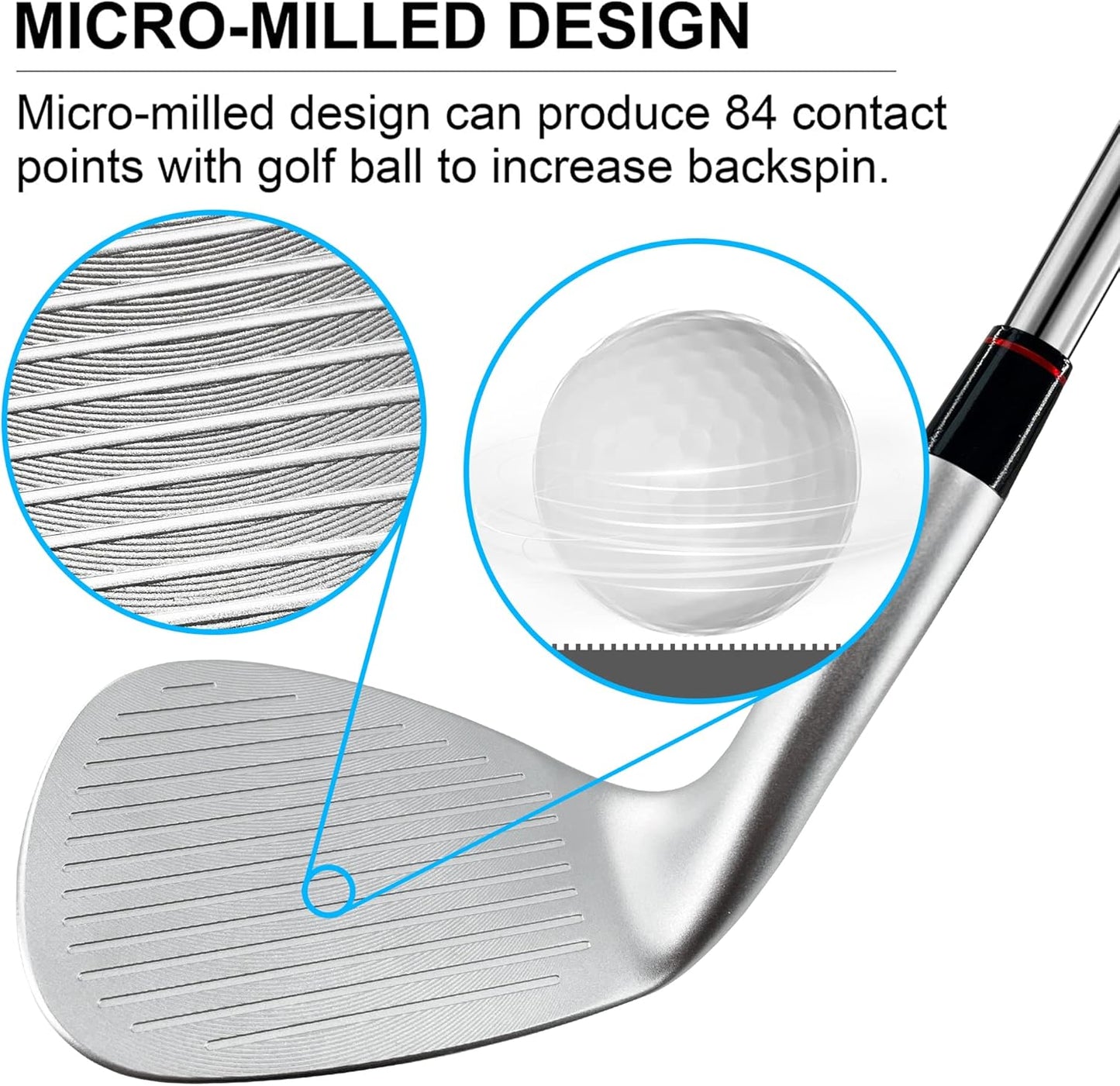 Yamato Golf Wedge Set or Individual Golf Wedges 50/52/54/56/58/60 Golf Gap Wedge Sets Sand Wedge|Lob Wedge Golf Clubs for Men & Women Milled Face for High Spin