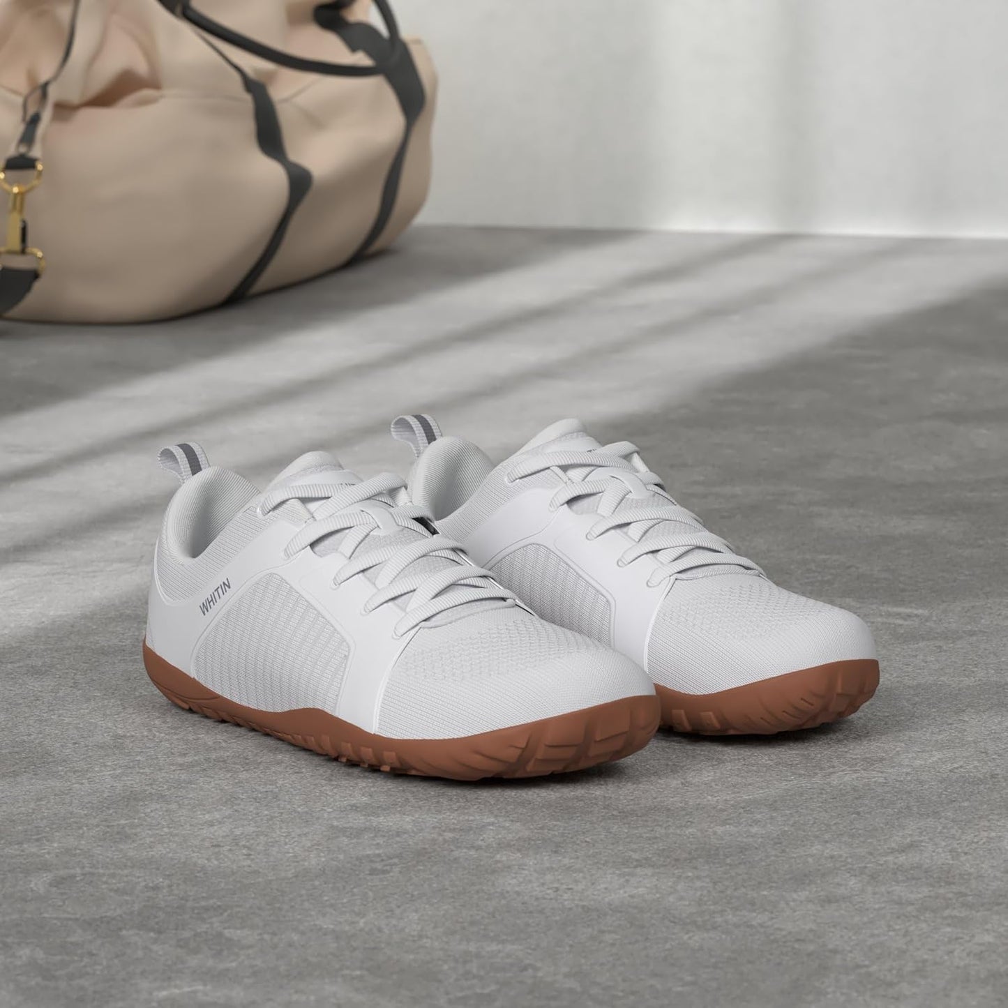 WHITIN Men's Barefoot Trail-Running Shoes | Wide Toe-Box | Zero-Drop Sole | Optimal Traction