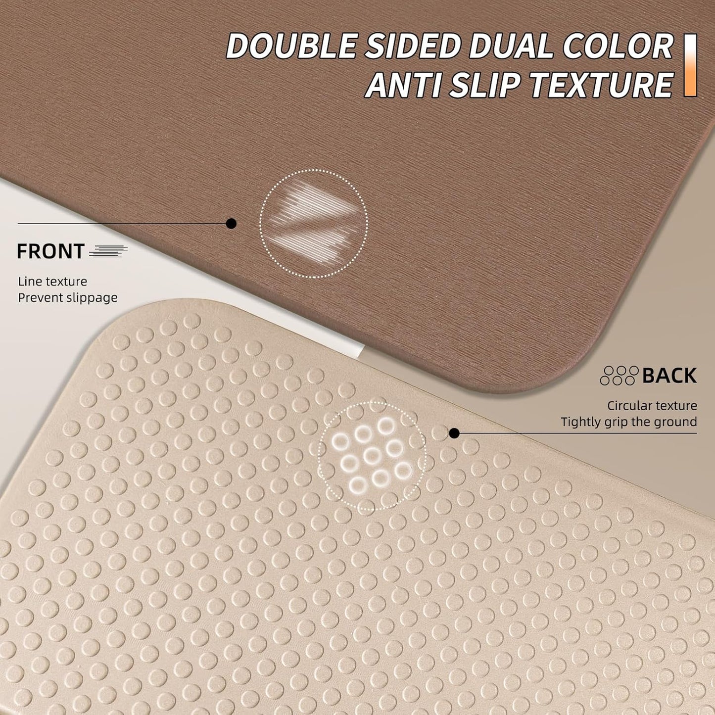 Foldable Fitness Yoga Mat | 2/5" (10MM) Extra Thick | SGS Certified Non-Slip TPE | 75x26" Extra Long-Wide | Portable & Easy Store | for Yoga, Pilates, Home Gym & Full-Body Workouts