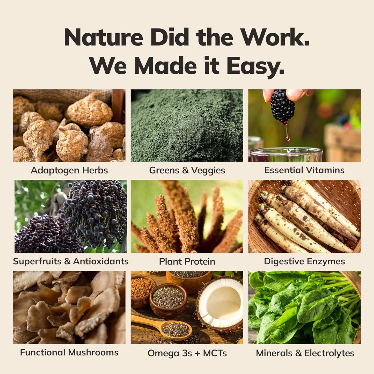 Ka’Chava All-In-One Nutrition Shake Blend, Strawberry, 15 Servings, 85+ Superfoods & Nutrients, Greens Plant-Based Powder Protein Drink, Digestive Enzymes & Probiotics, Vegan Dairy Gluten Free