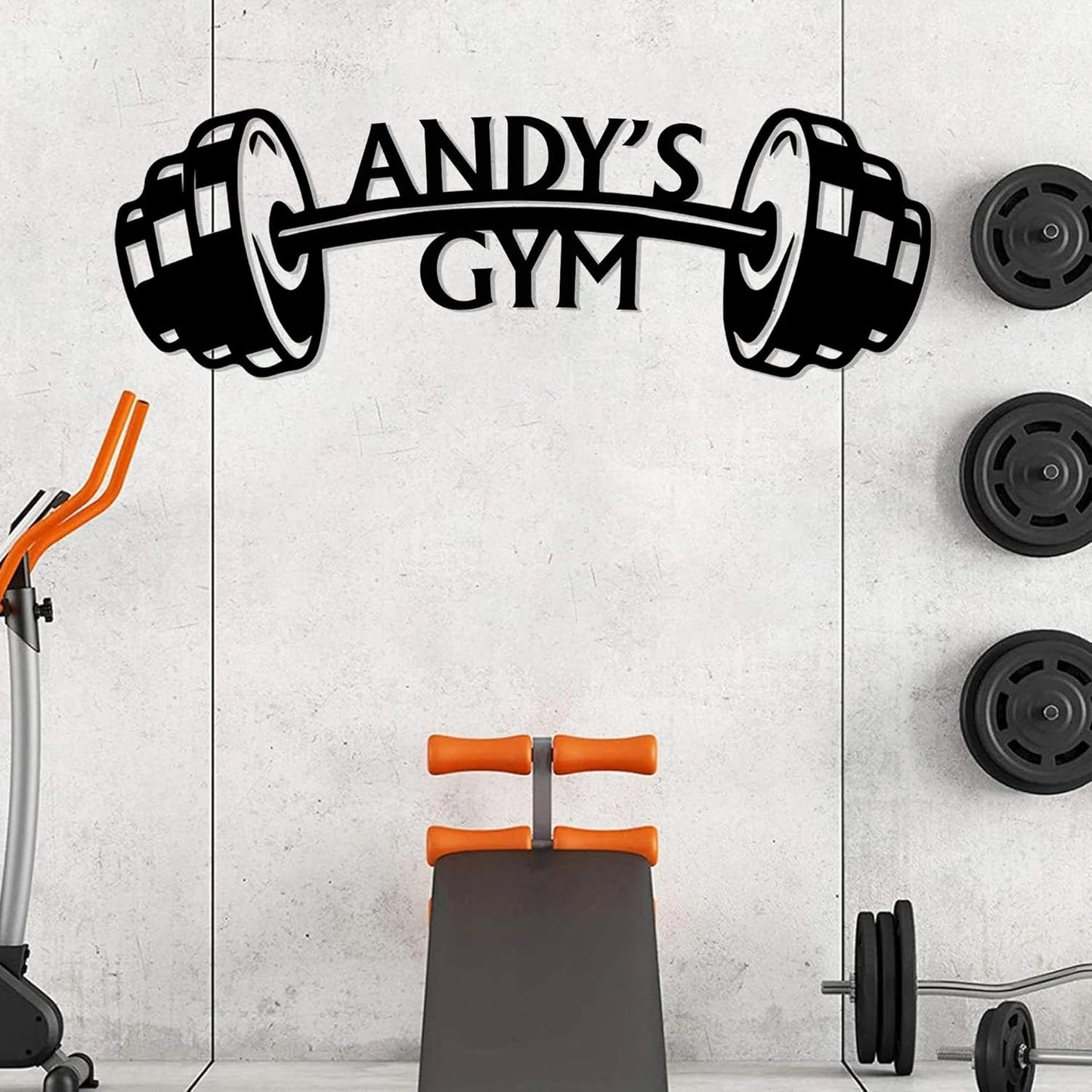 Luxury Personalized Gym Metal Sign, Custom Home Gym Sign, Home Gym Decorations, Gifts for Fitness Lovers, Workout Room Decor, Gym Signs for Home Gym, Christmas Gifts 5