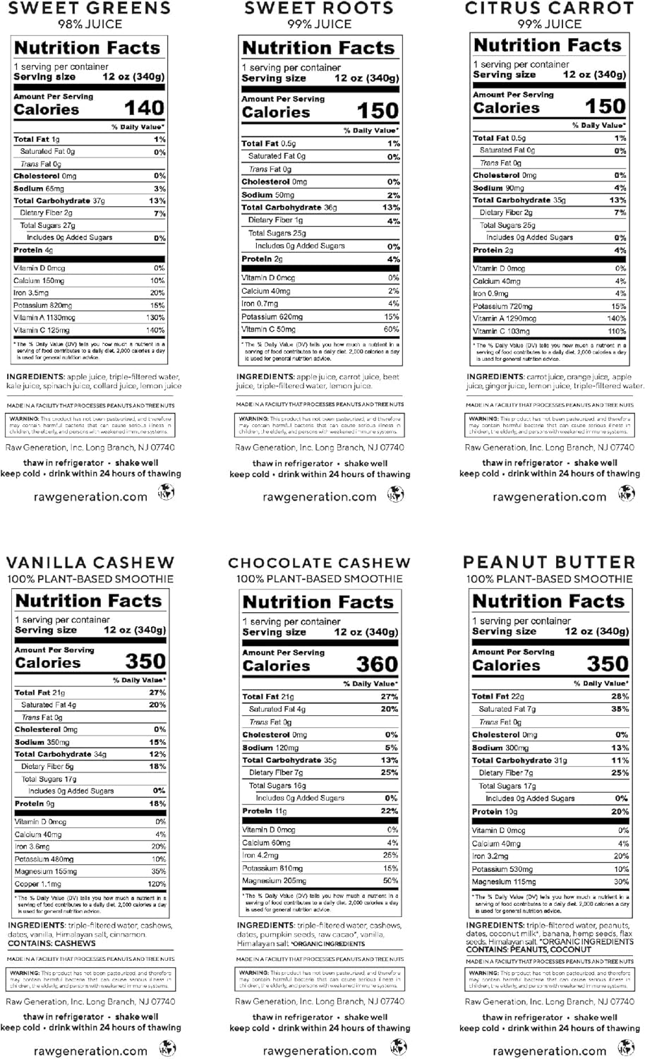 Raw Generation Cleanse for 2 – Two 5-Day Protein Cleanses for You & A Partner | High Protein Juice Cleanse with Dairy and Soy-Free Protein Smoothies | Quick Results While Energizing Your Workouts