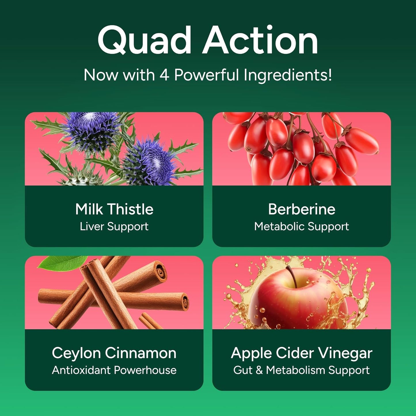 Upgraded Keto Berberine Complex Gummies (Sugar-Free) w Ceylon Cinnamon, Milk Thistle, ACV [AMPK Metabolic Activator] Berberine Supplement for Metabolism, Energy, Gut Health, Fasting, Body Mass Control