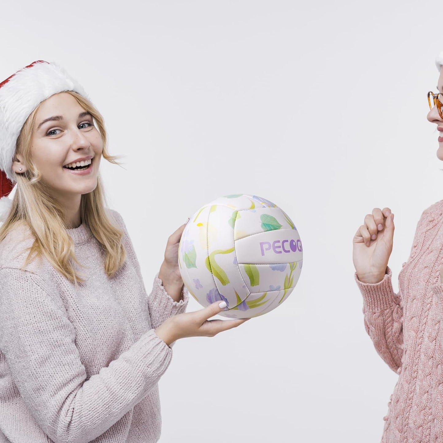 Volleyball Size 5 PU Leather Soft Indoor Outdoor Volleyballs Sports Training Game Play Ball for Beginner, Teenager, Adult, 8.2