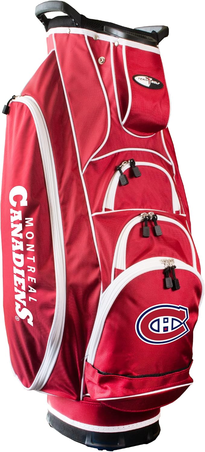 Lightweight, 10-Way Club Divider, Spring Action Stand, Insulated Cooler Pocket, Hook-and-Loop Fastener Glove and Umbrella Holder & Lift Assist Handles