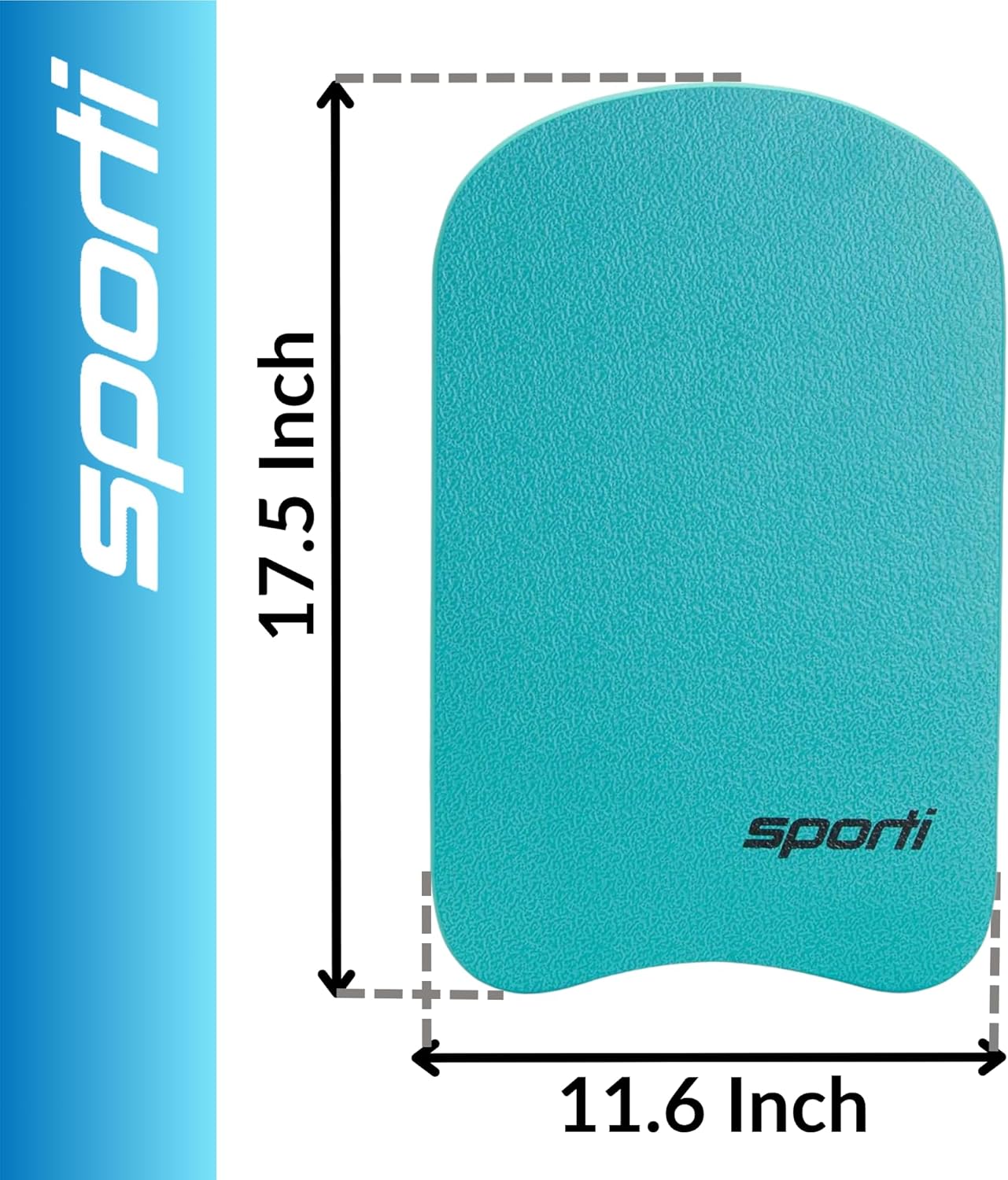 Sporti Adult Kickboard for Swim Training - Swimming Kickboard for Men Women, Water Board for Adult, Swimming Training Aid