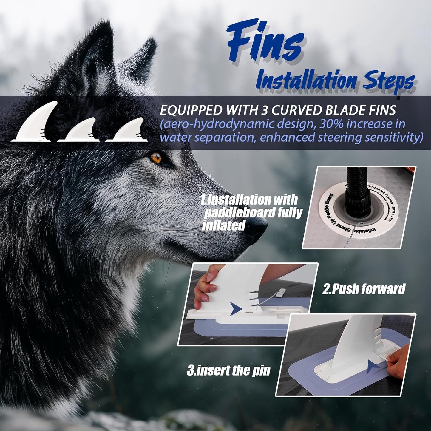 10’6/11’6 Inflatable Stand Up Paddle Board with Premium Paddleboards Accessories, Wide Stable Designed SUP Paddleboard for Adults & Youth.