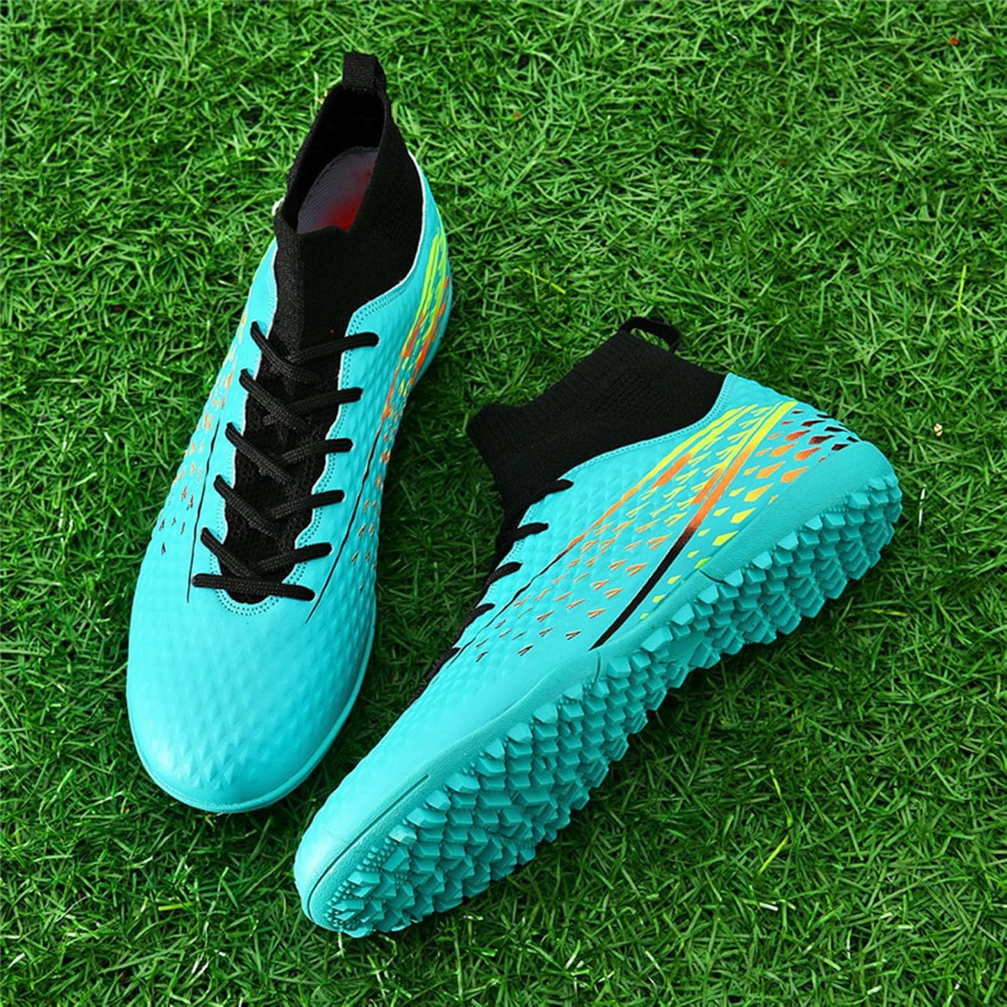 Mens Soccer Cleats Womens Indoor Soccer Shoes Wide Baseball Turf Shoes Adult Youth Rugby Shoes Big Boys Small Spikes AG TF Football Boots