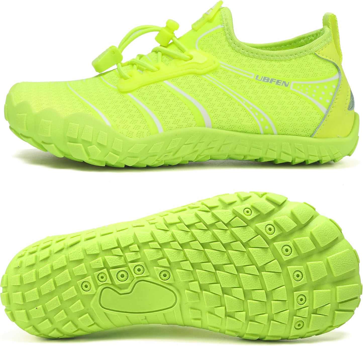 UBFEN Water Shoes for Kids Boys Girls Aqua Socks Barefoot Beach Sports Swim Pool Quick Dry Lightweight Toddler Little Big Kid