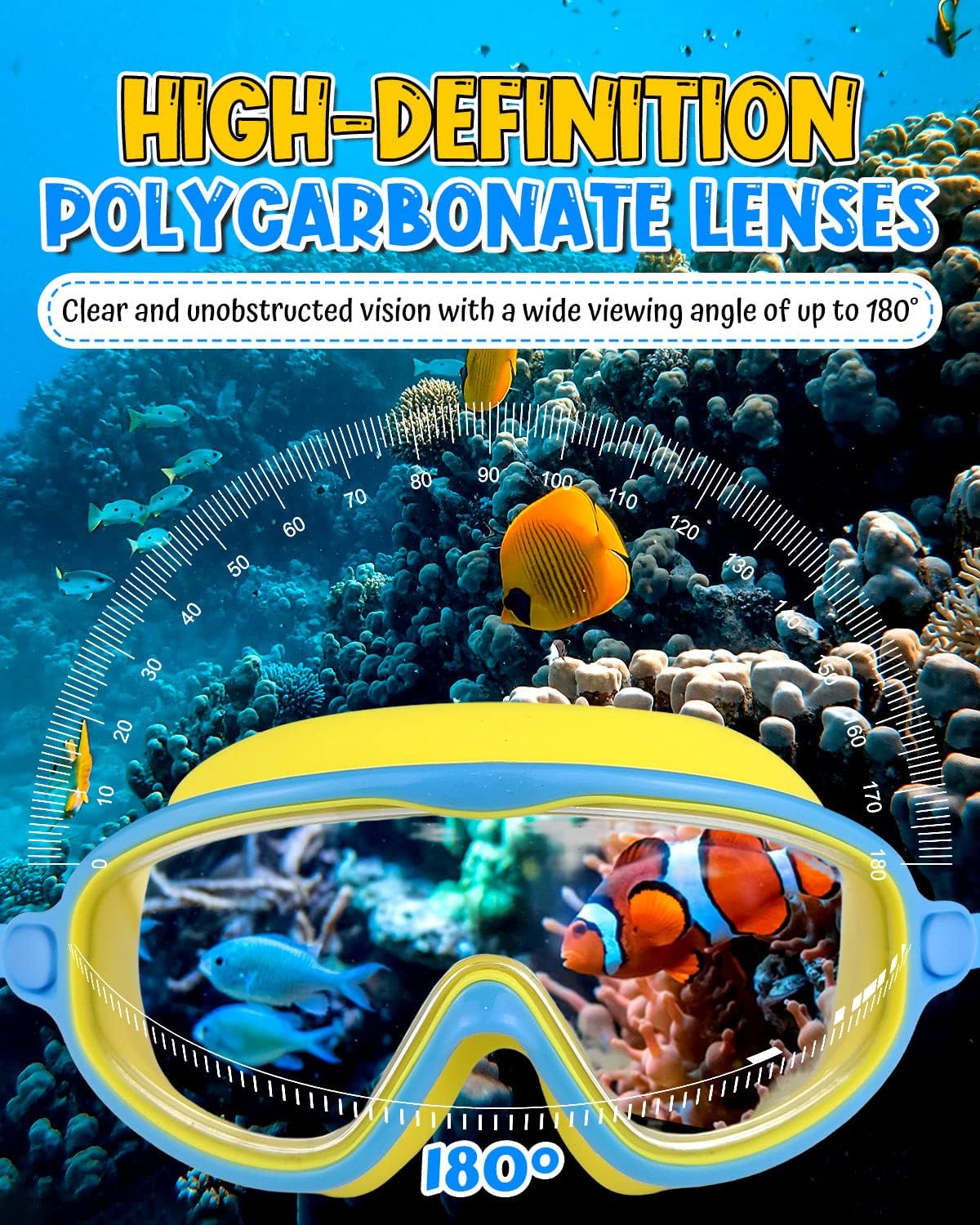 Rantizon Swim Goggles 2 Pack, Wide View Anti Fog&UV Swimming Goggles for Audlt, No Leaking Swim Glasses for Men Women Kids