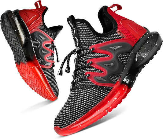 WETIKE Boy's Shoes Mesh Slip on Lightweight Running Sneakers