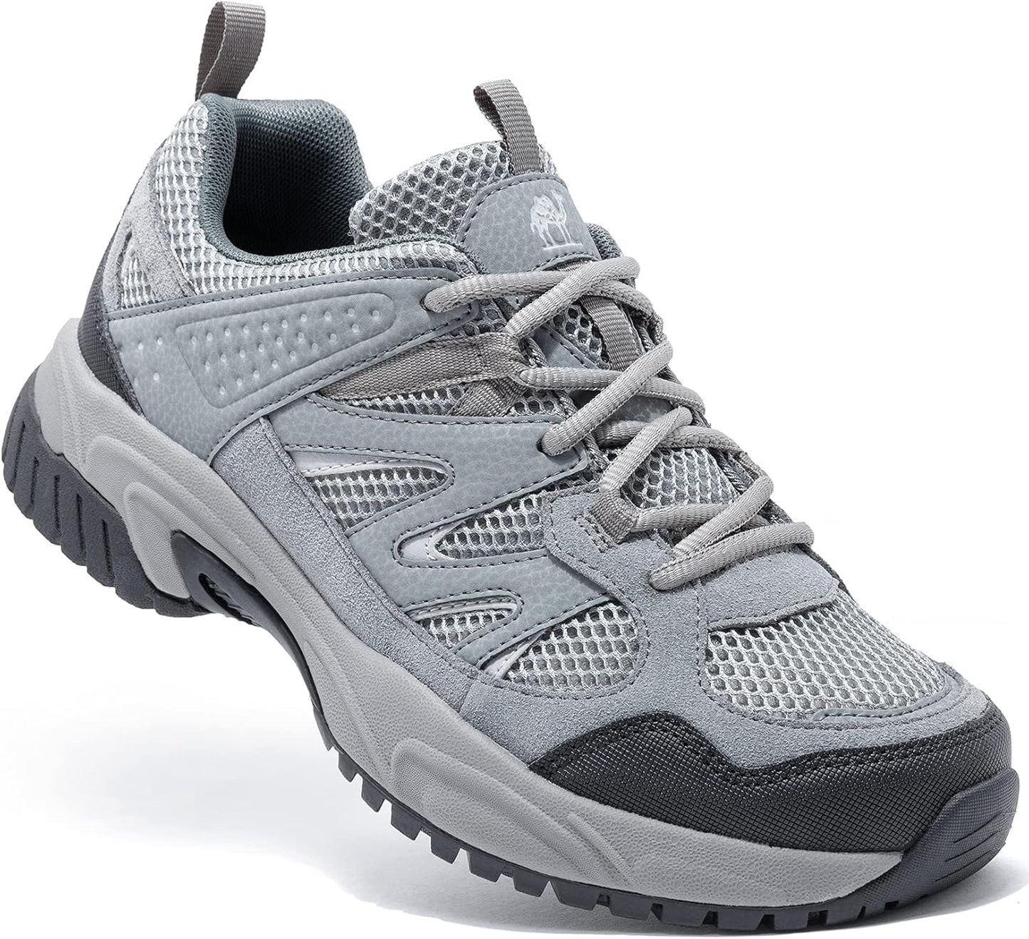 CAMELSPORTS Hiking Shoes Men Lightweight Non-Slip Breathable Sneakers Low Top Walking Shoes for Outdoor Trailing Trekking Walking Climbing