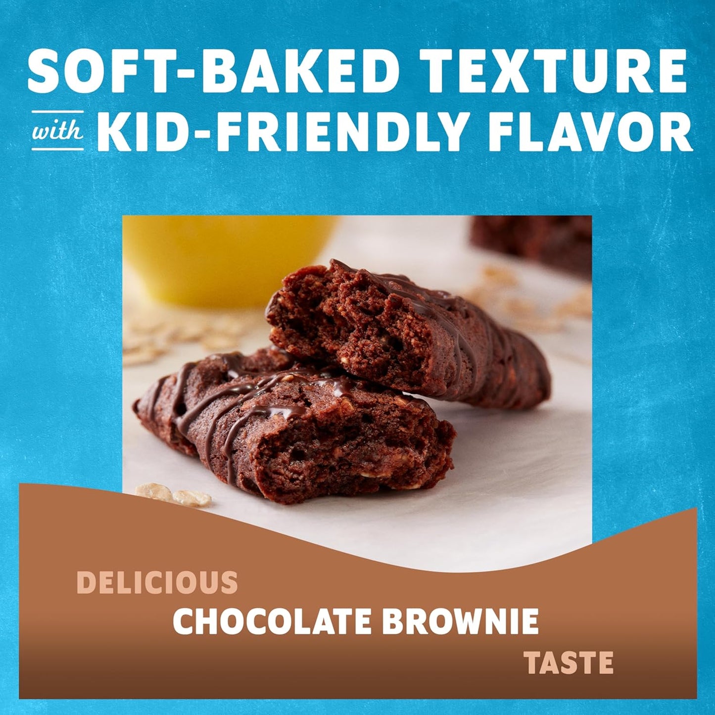 CLIF Kid Zbar - Chocolate Brownie - Soft Baked Whole Grain Snack Bars - USDA Organic - Non-GMO - Plant-Based - 1.27 oz. (18 Pack)