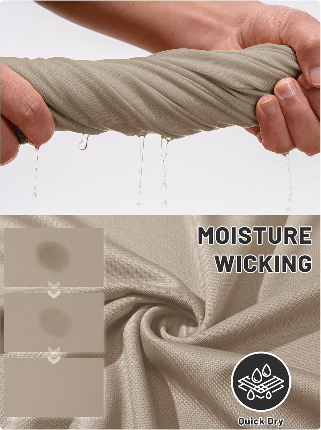 TACVASEN Mens Golf Shirt Dry Fit Mens Polo Shirts Short Sleeve Performance Golf Polos for Men with Collar Work Shirts