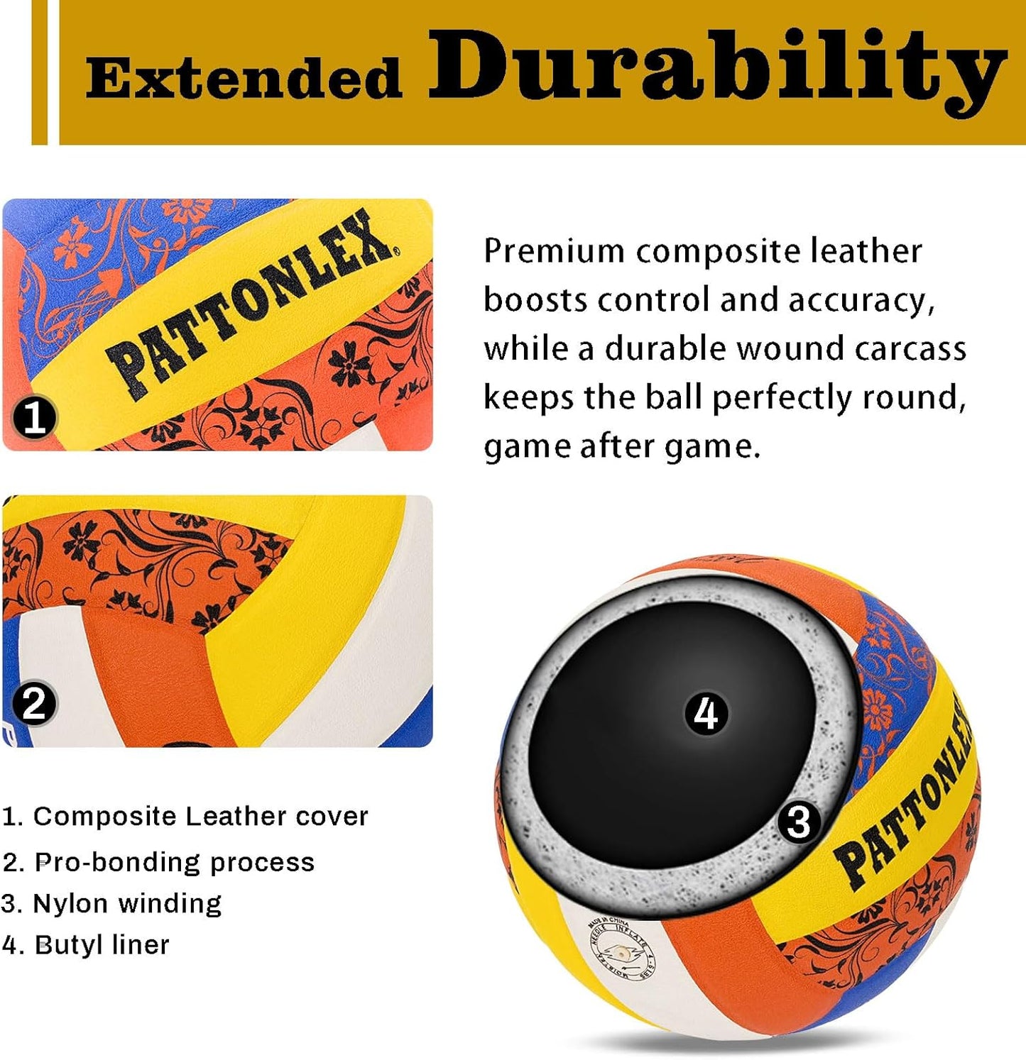 Personalized Indoor Volleyball – Official Size 5 Composite Leather Volleyball for Adults & Teens – Custom Name Volleyball for Gifts, Training, Games