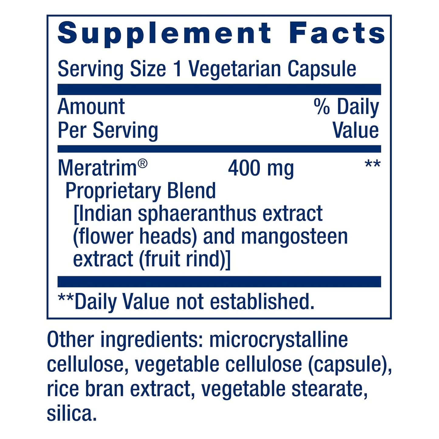 Life Extension Waistline Control™, S. indicus, Mangosteen, Meratrim®, Healthy Weight, Waistline, Non-GMO, Gluten Free, Vegetarian, 60 Capsules