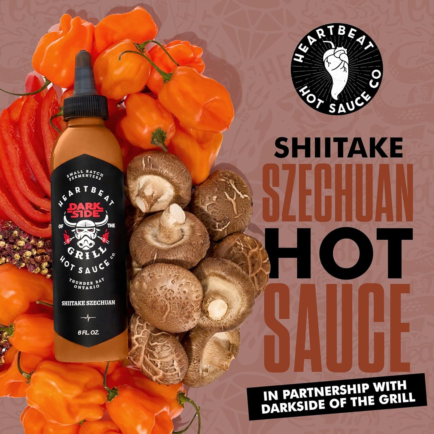 Heartbeat Hot Sauce Co. | Shiitake Szechuan, 6 oz.