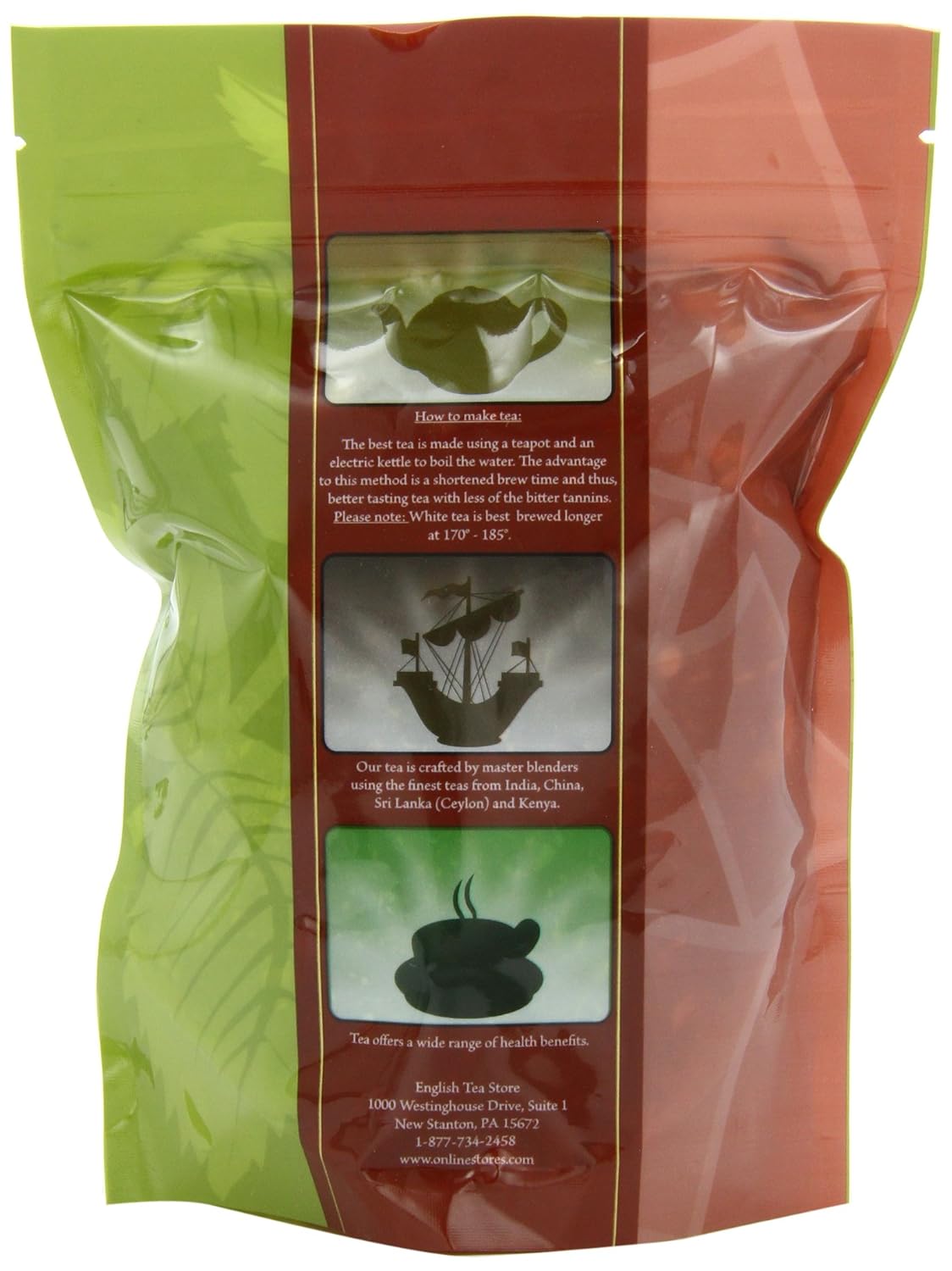 Shanghai Lichee Jasmine Tea Pouches - 4oz | Loose Leaf Green Tea Blend | Sweet Lichee and Gentle Jasmine Aroma | Smooth Sencha Style Tea from Hunan | Brew Hot or Iced for Refreshing Flavor