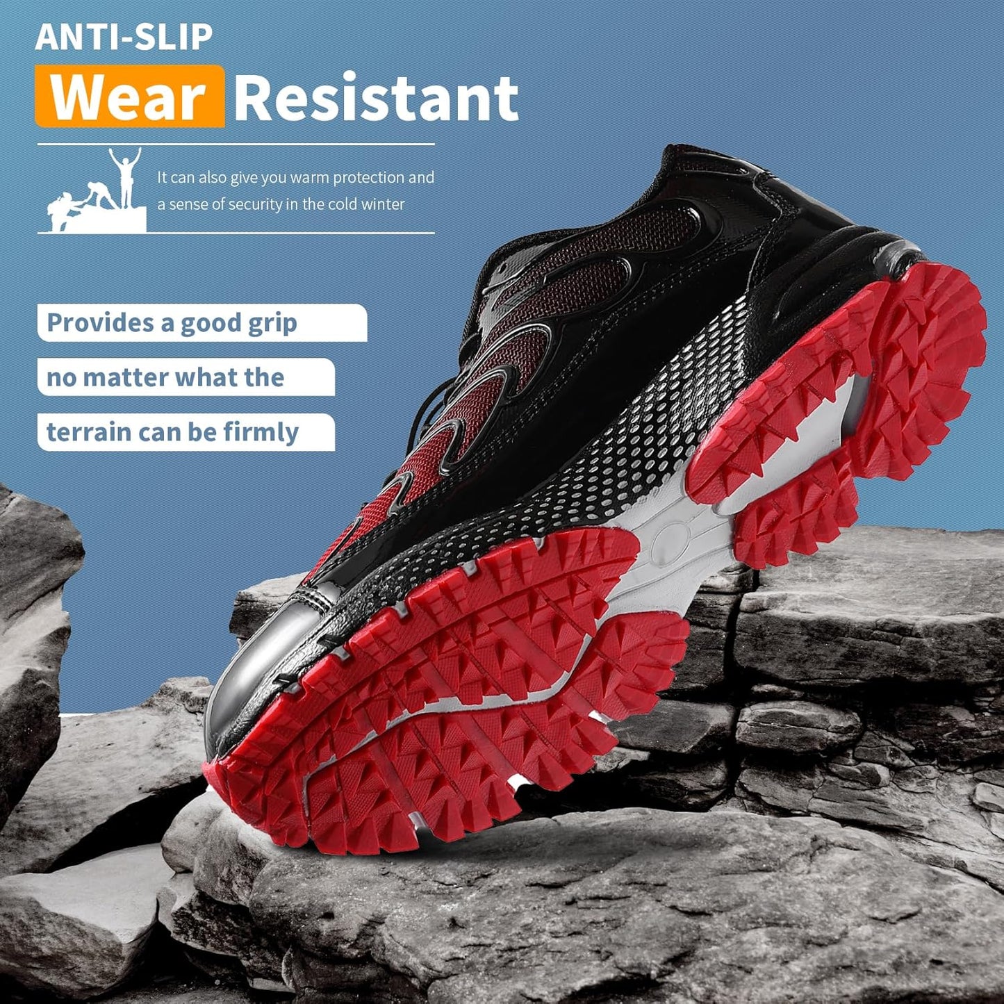 WETIKE Boy's Shoes Mesh Slip on Lightweight Running Sneakers