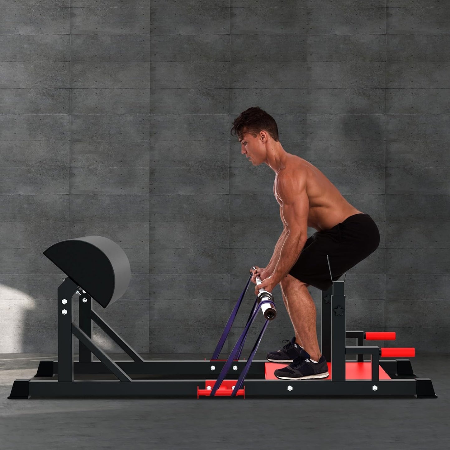 VIVITORY Hip Thrust Machine, Glute Bridge Machine Sissy Squat Machine with Weight Holder, Heavy Duty Butt Exercise Equipment for High Resistance Glute Training, Leg & Core Strengthening Equipment