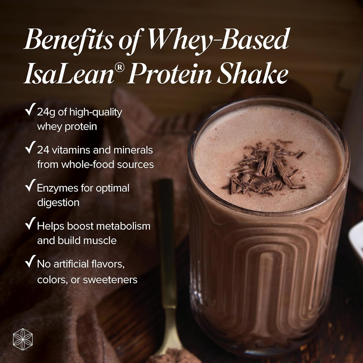 IsaLean Protein Shake Complete Superfood Meal Replacement Shake for Maintaining Healthy Weight and Lean Muscle Growth with 24 Vitamins and Minerals-29.6 oz - 14 Meal Canister Creamy Dutch Chocolate