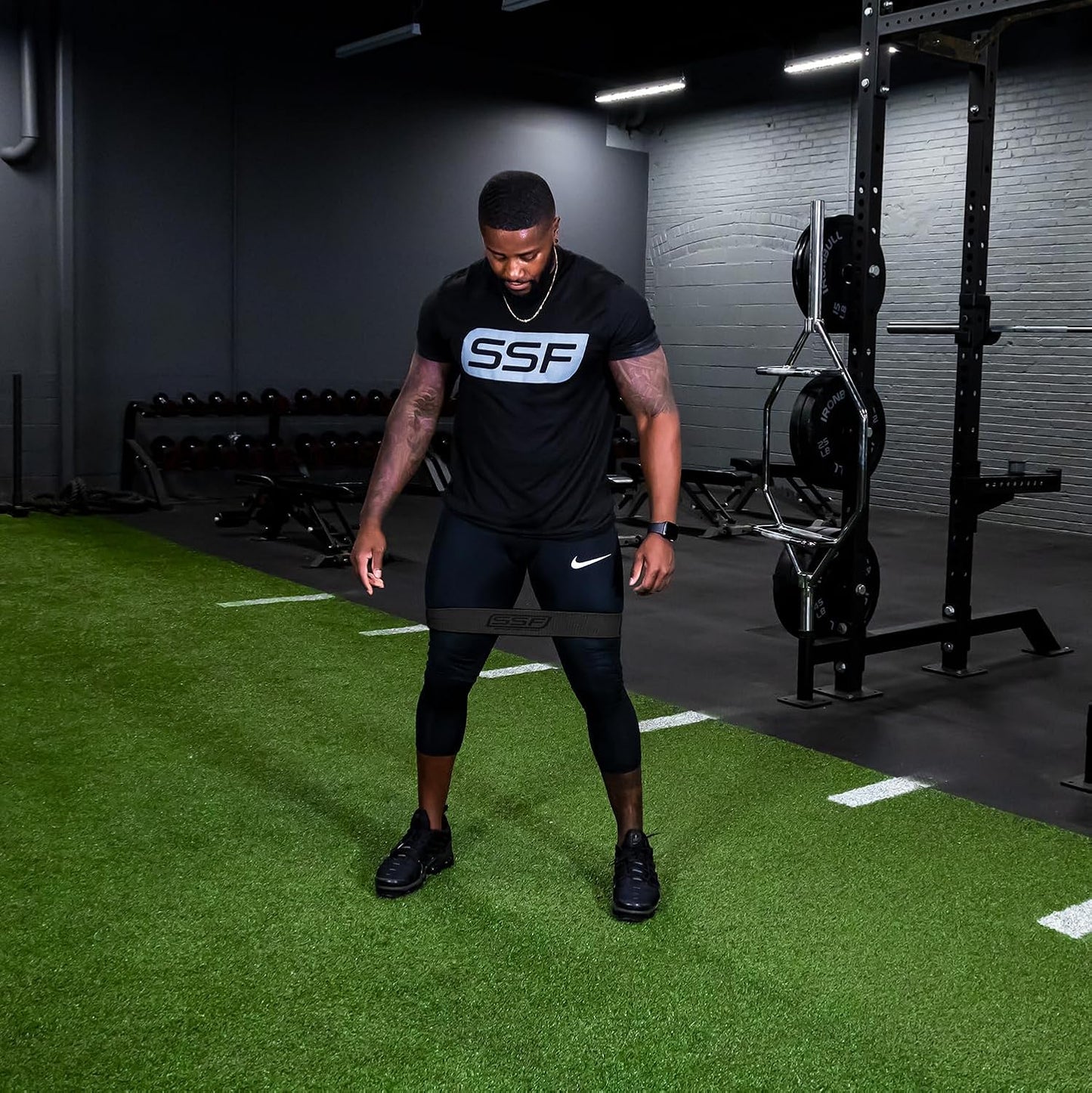 Serious Steel Fitness Fabric Mini Loop Non-Slip Resistance Band Set | Warm-Up, Physical Therapy, Glute Training, Speed and Agility Exercise Bands