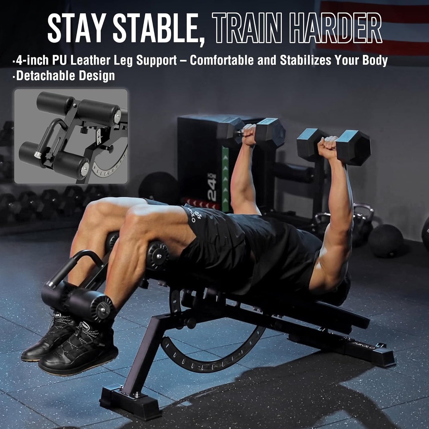 Mikolo Smith Machine Home Gym Power Cage (1:1 Ratio Strength Trainer) (Space Saving Design) (with 8 Free Attachments) Squat Rack for Full Body Training