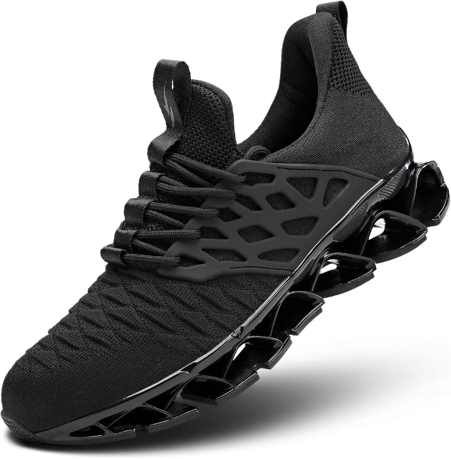 Men's Slip on Walking Running Shoes Blade Tennis Casual Fashion Sneakers Comfort Non Slip Work Sport Athletic Trainer