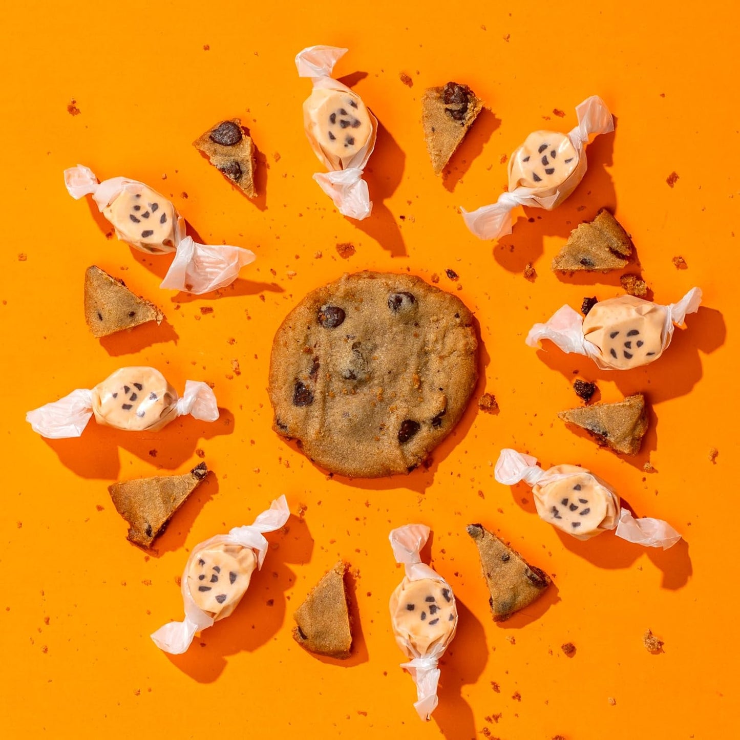 Taffy Shop I'm Good Dough, Cookie Dough Salt Water Taffy Gourmet Soft Chewy Candy, Bulk Sweet Snack, Fresh Gift & Gluten-Free, 140 Individually Wrapped Pieces (32oz)