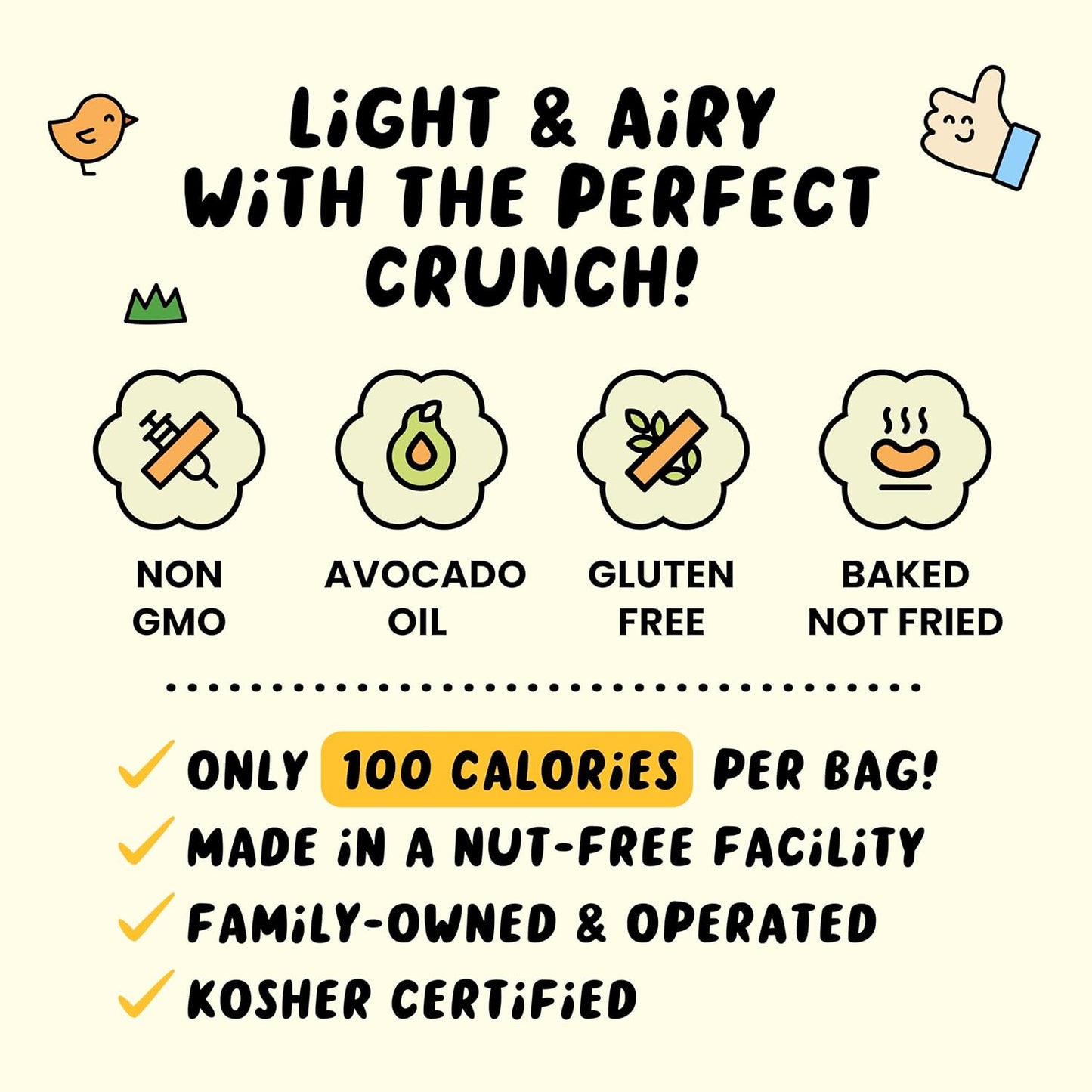 CauliPuffs - Corn, Rice, and Cauliflower Gluten Free Puffed Snack (15 x 0.75oz Bags, White Cheddar)