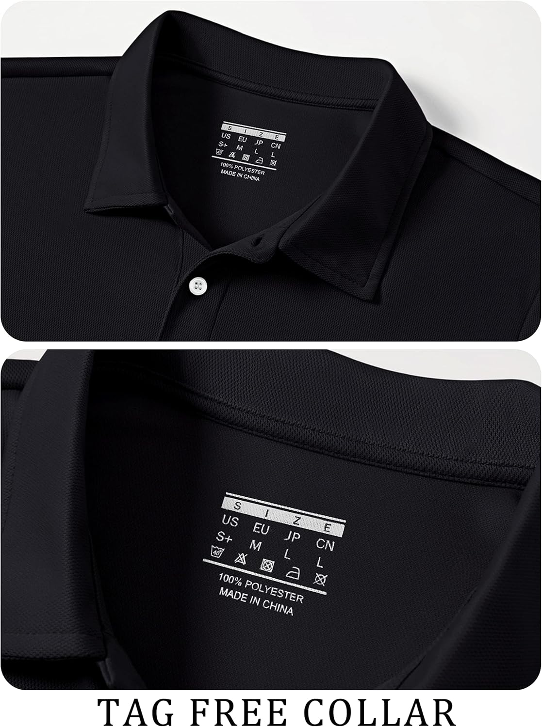 TACVASEN Mens Golf Shirt Dry Fit Mens Polo Shirts Short Sleeve Performance Golf Polos for Men with Collar Work Shirts