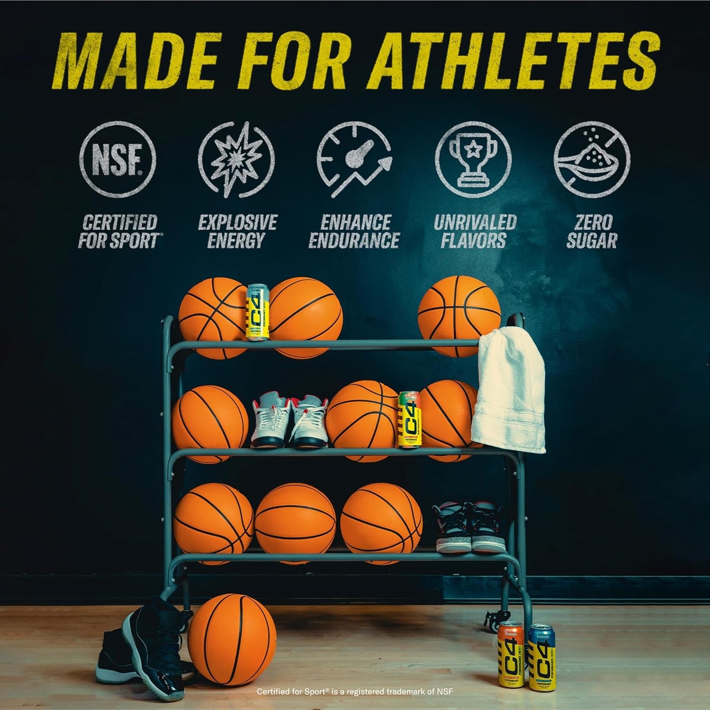 C4 Energy Drinks Variety Pack, Sugar Free Pre Workout Performance Drink With No Artificial Colors or Dyes, Zero Calorie, Coffee Substitute or Alternative, 4 Flavor Variety 12 Pack