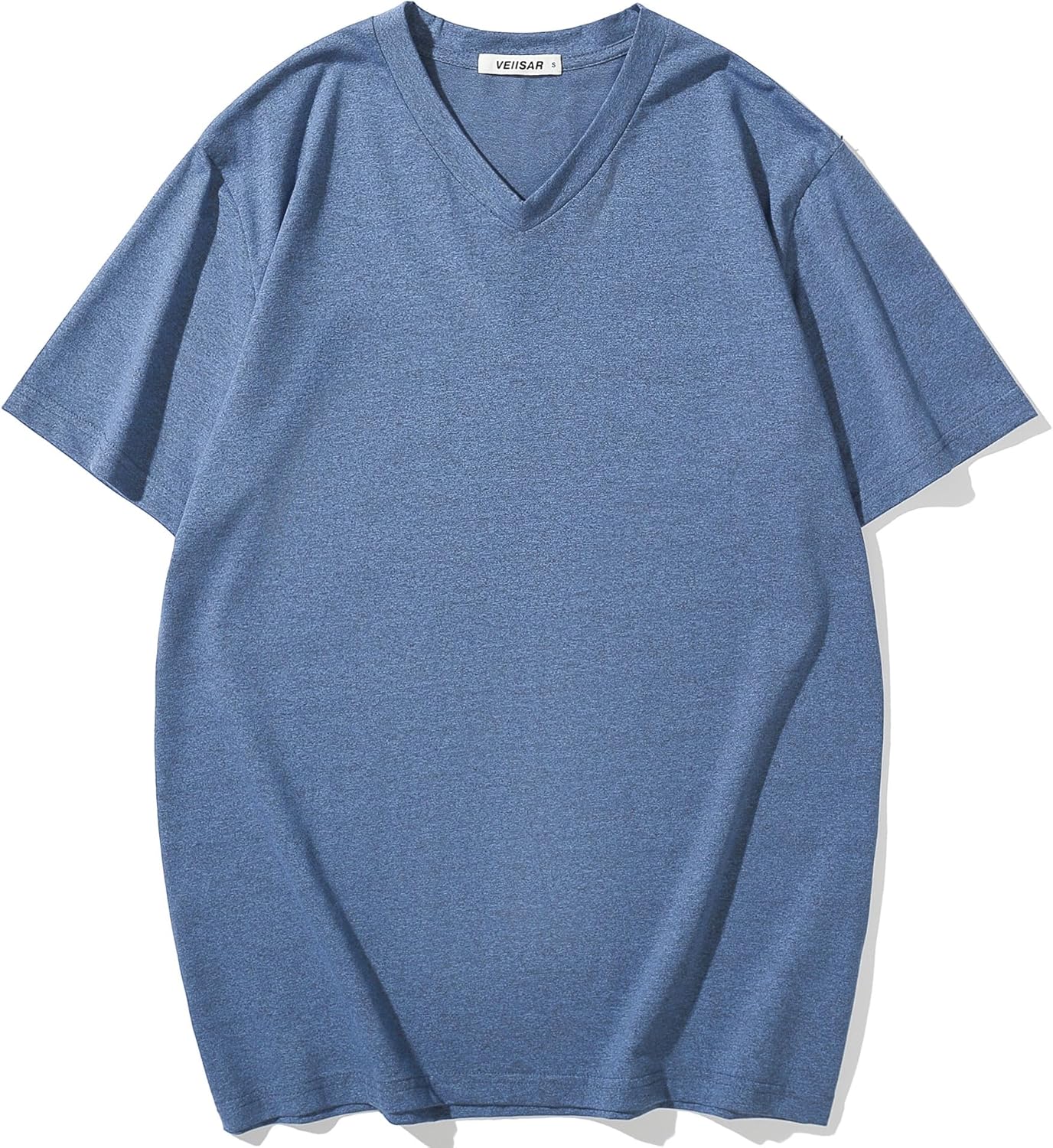 VEIISAR Premium V Neck T Shirts for Men - Modern Fitted Tees Vneck Undershirts