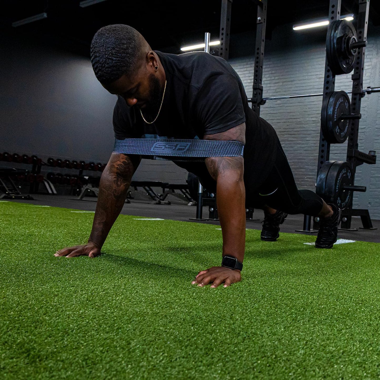 Serious Steel Fitness Fabric Mini Loop Non-Slip Resistance Band Set | Warm-Up, Physical Therapy, Glute Training, Speed and Agility Exercise Bands