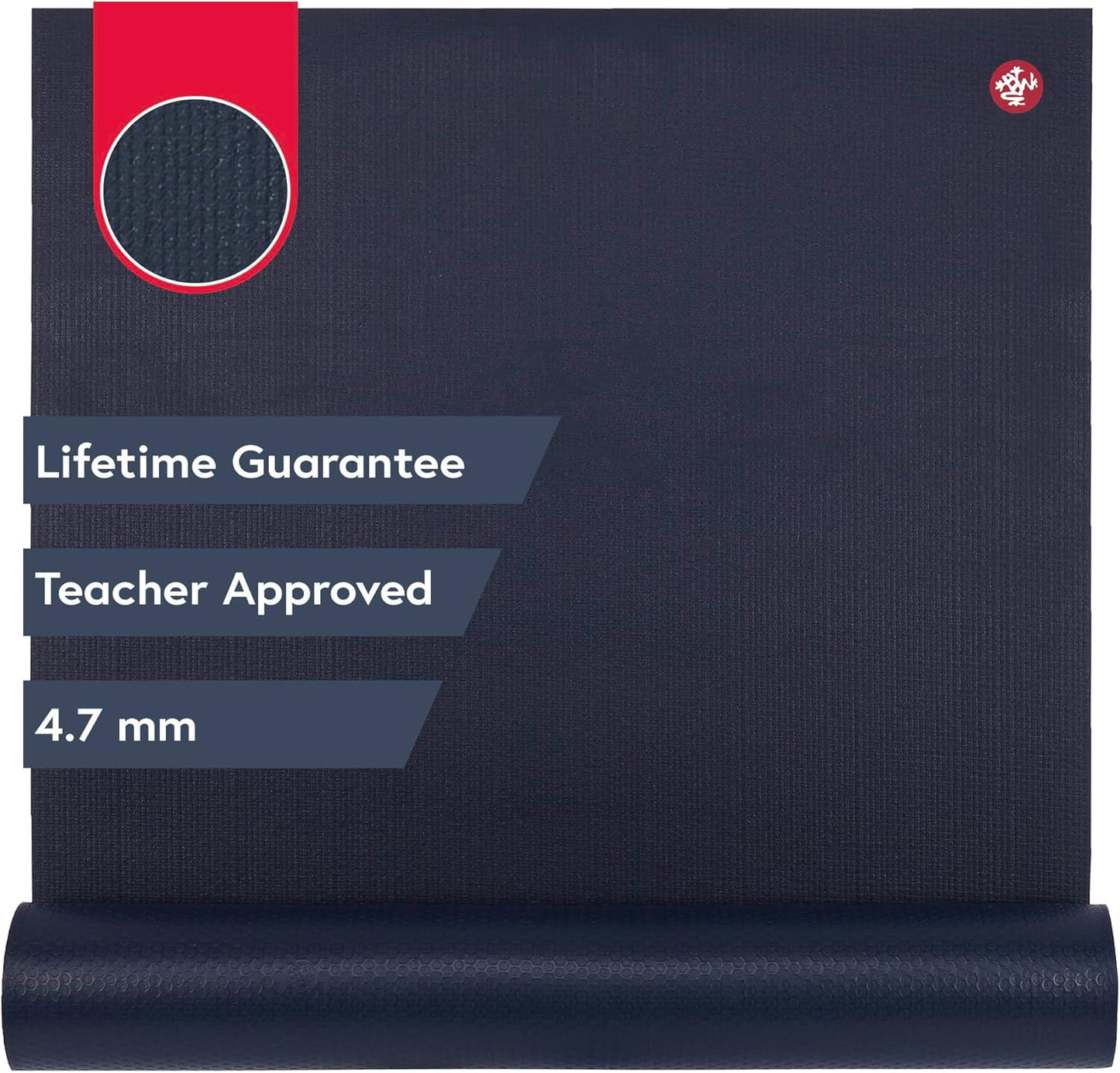 Manduka PROlite Yoga Mat 71" - 4.7mm | Lifetime Durability | Hygienic Construction | Teacher Approved | 71 x 24 inches | Elderberry