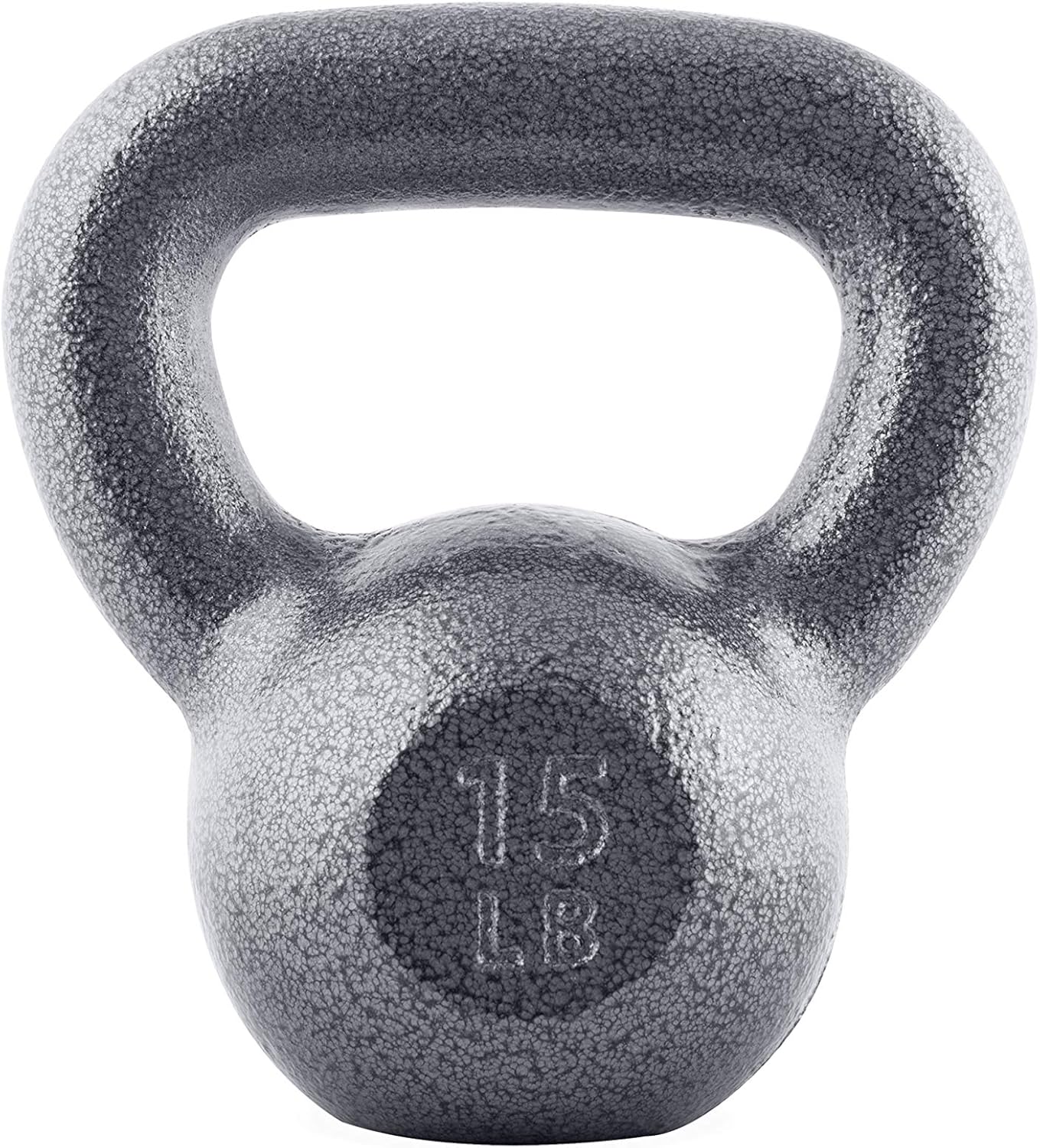 WF Athletic Supply Hammerstone Painted Cast Iron Kettlebells, Home & Gym Equipment, Great for Strength Training, Full Body Workout & Crossfit Training, Color & Size Options Available in 10-80 Pounds