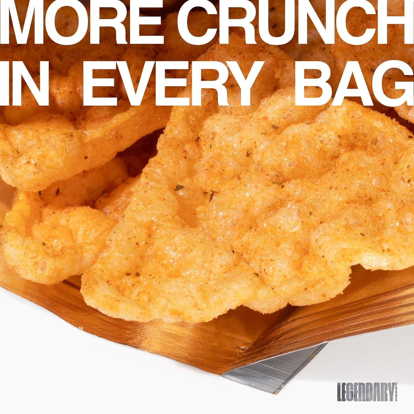 Legendary Foods Pizza Party Protein Chips – Popped Tortilla Style – 22g High Protein, 4g Net Carbs, Low Sugar, Gluten Free, Keto Snack Packs – 10 Count – Healthy Crunchy Chips