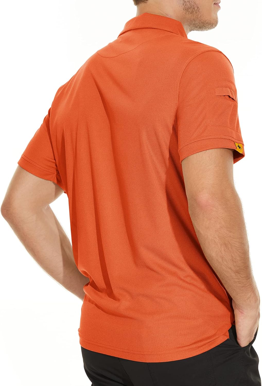V VALANCH Mens Polo Shirts Short Sleeve Moisture Wicking Golf Polo Athletic Collared Shirt Tennis T-Shirt Tops