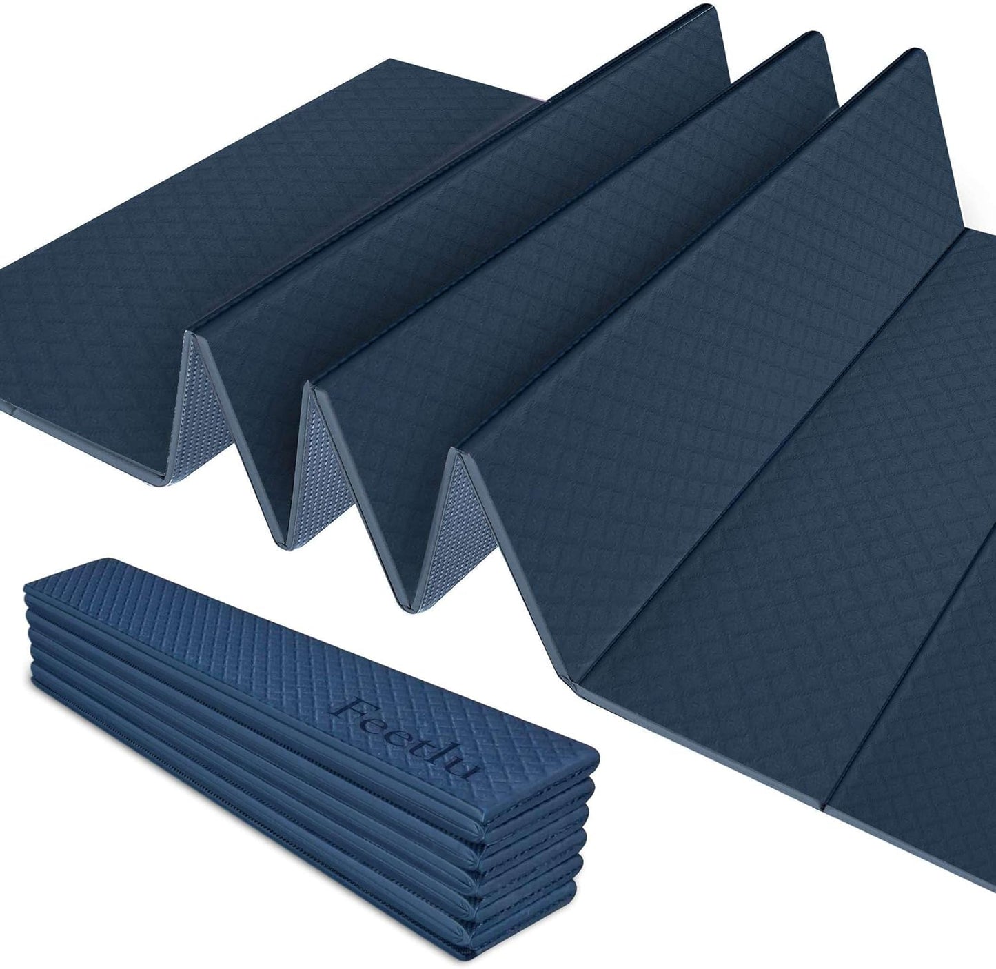 Foldable Yoga Exercise Mat – Lightweight, Anti-Slip, and Easy to Store for Yoga, Pilates, Home Workouts, and Floor Exercises