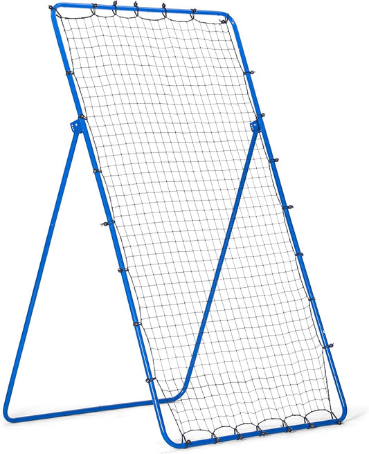 The Original Fully Adjustable 7x4 Feet Volleyball Rebounder Net from Anything Sports - Practice Sets, Spikes and Digs at Any Angle from Home- 12 Month No Questions Asked Warranty