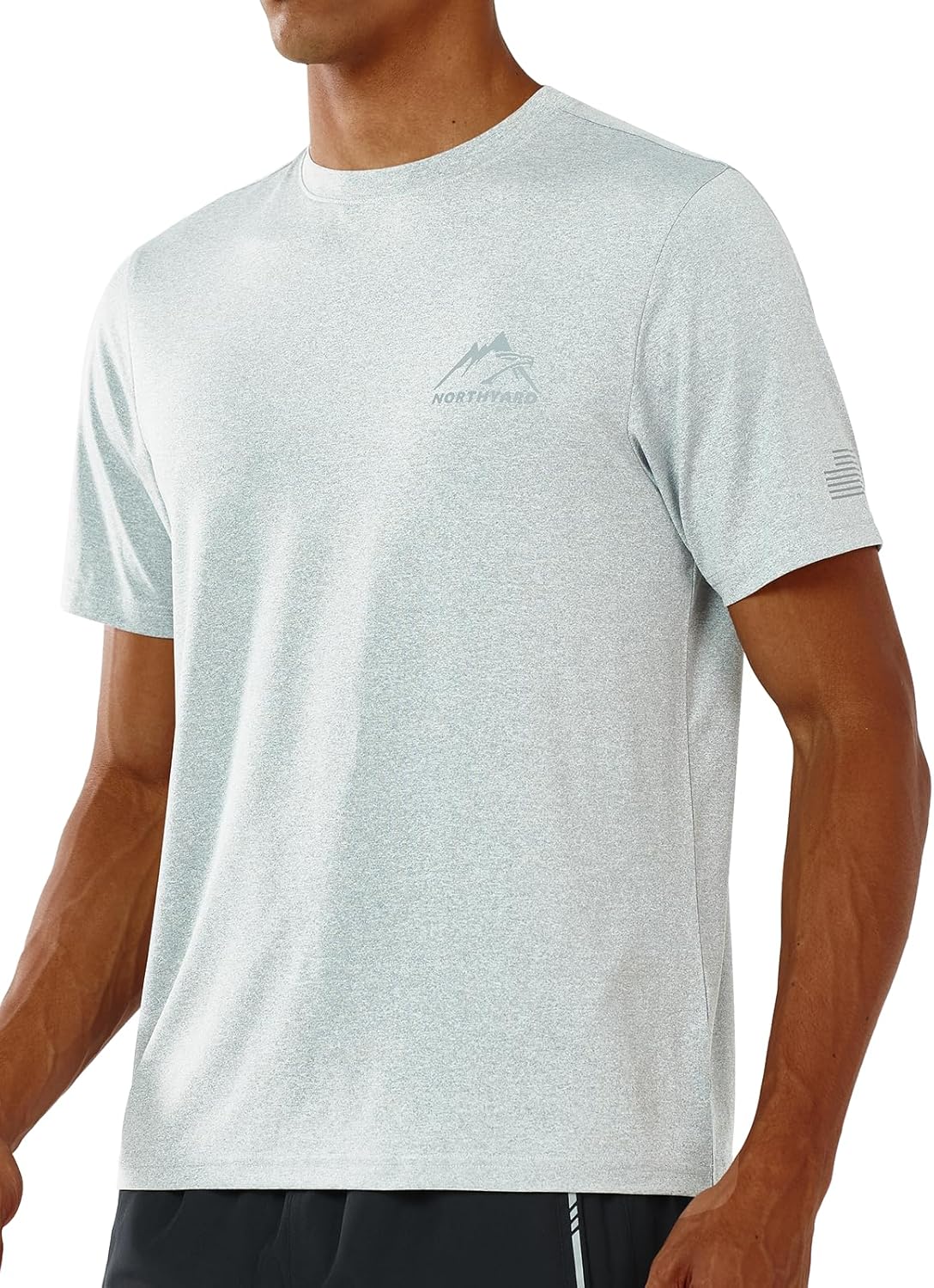 NORTHYARD Men's UPF 50+ Sun Protection Shirts Swim SPF UV Quick Dry Short Sleeve T-Shirts for Athletic Fishing Rash Guard