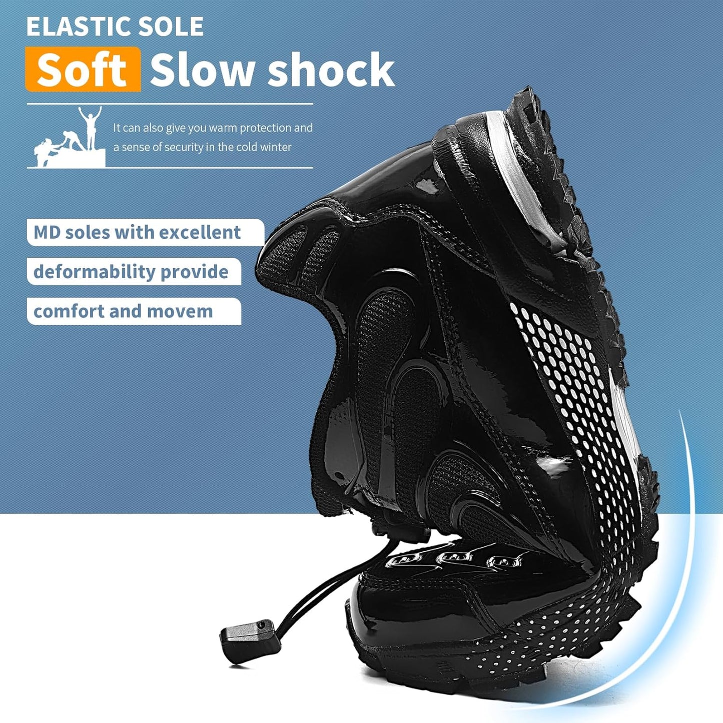 WETIKE Boy's Shoes Mesh Slip on Lightweight Running Sneakers