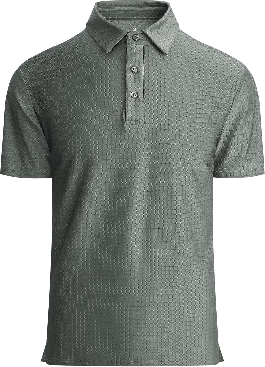 WARHORSEE Golf Polo Shirts for Men Short Sleeve Wrinkle Free 4 Way Stretch Moisture Wicking Performance Collared Tshirts