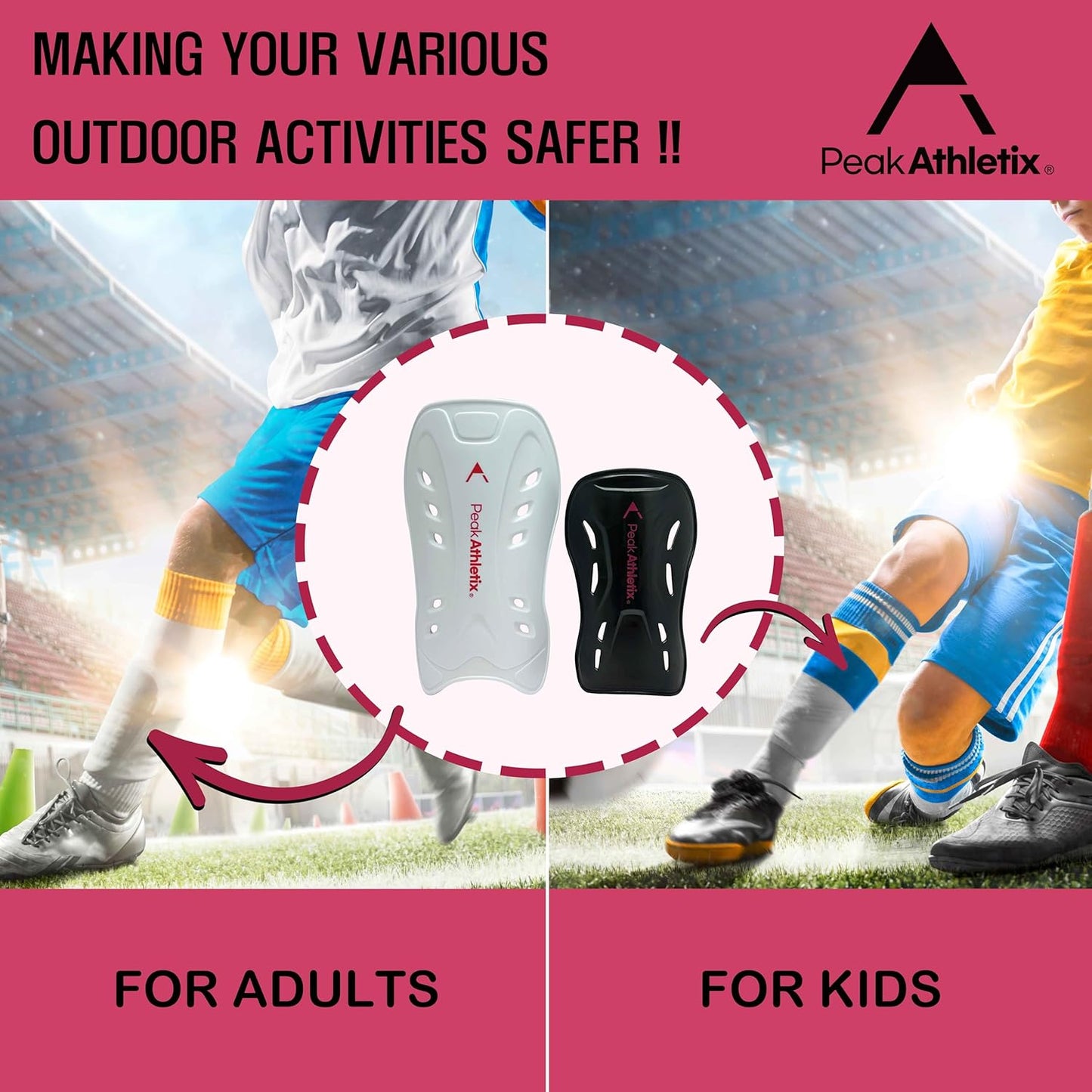 Soccer Shin Guards – Lightweight Protective Gear for Youth & Adults
