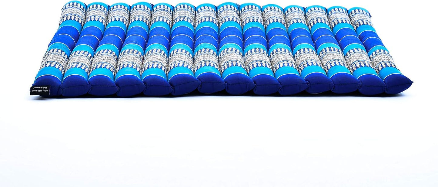 Leewadee Zabuton Seating Cushion – Square Floor Seat for Meditation Exercises, Light Yoga Mat Filled with Kapok