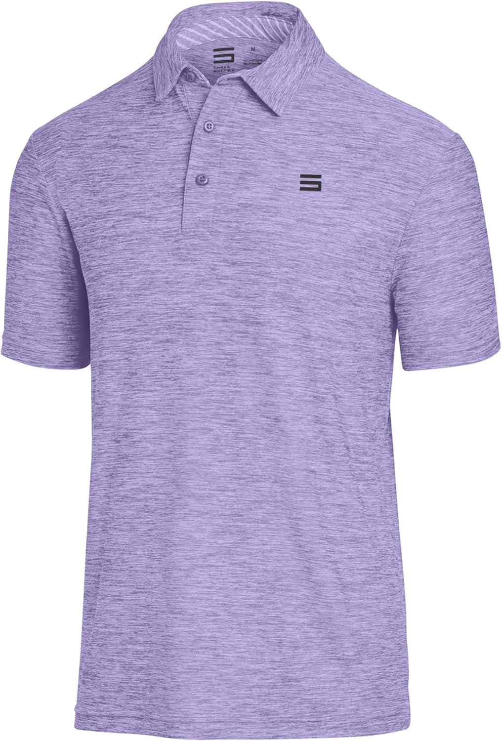 Three Sixty Six Golf Shirts for Men - Dry Fit Short-Sleeve Polo, Athletic Casual Collared T-Shirt